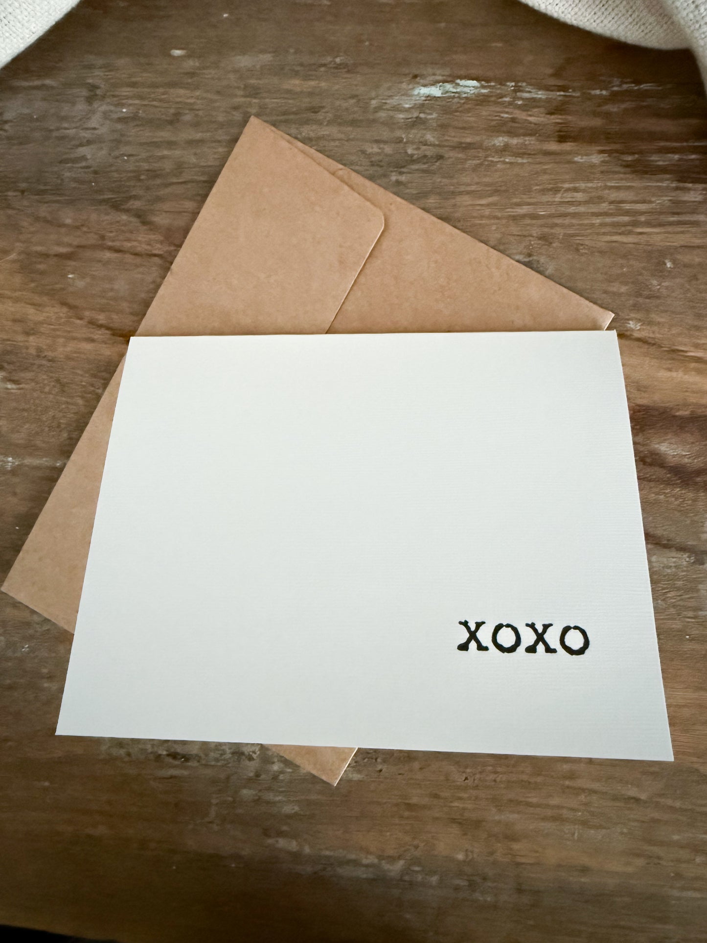 XOXO card