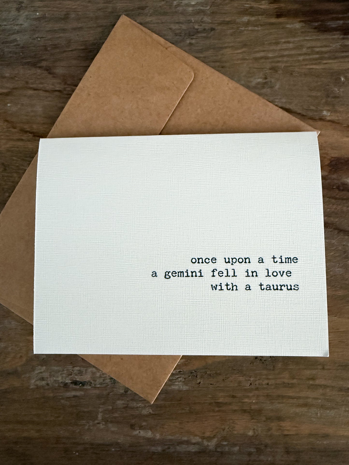 Gemini Fell In Love With Taurus