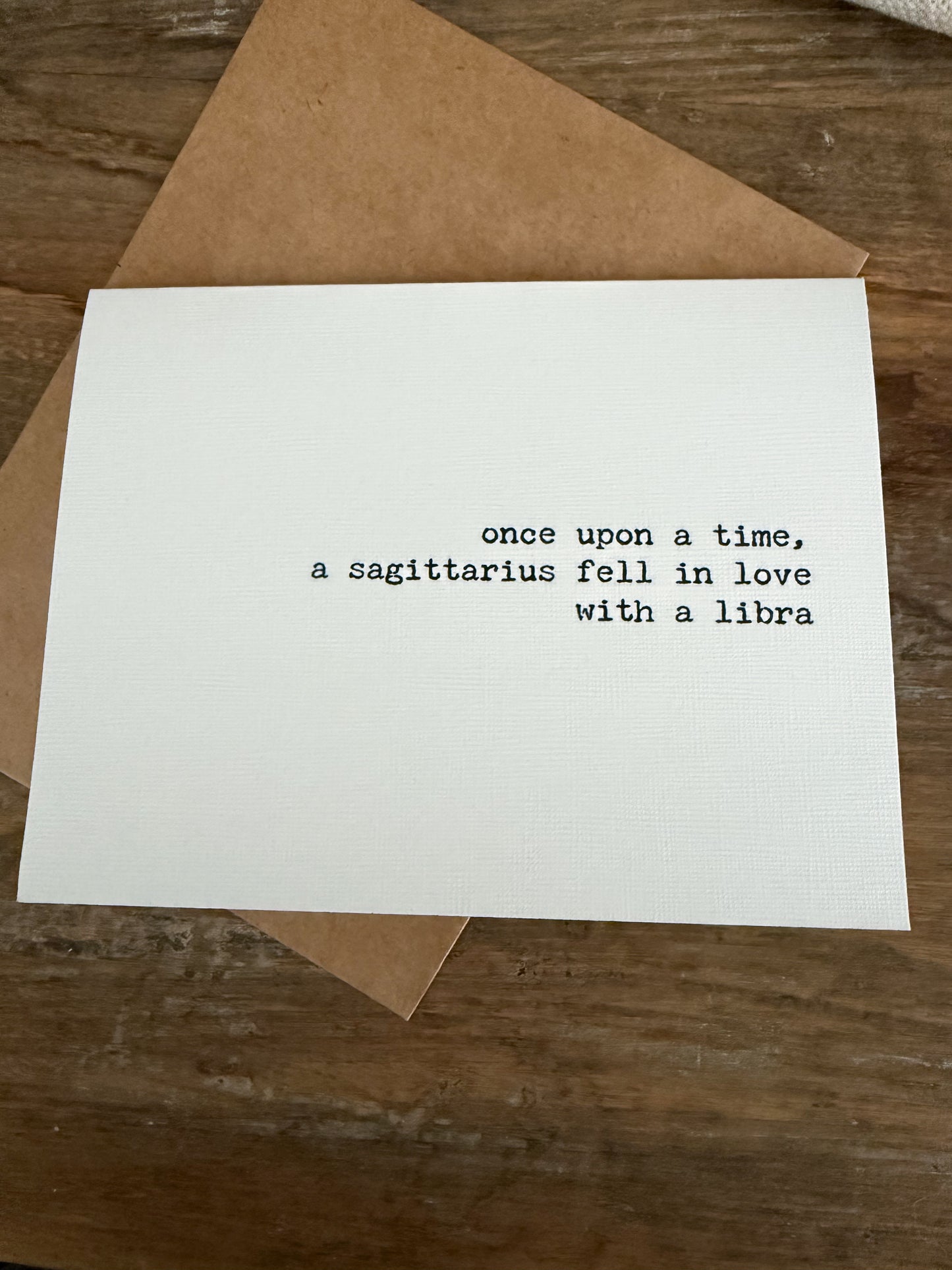 Sagittarius fell in love with a Libra