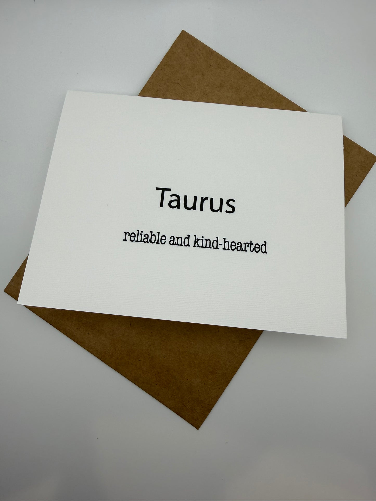 Taurus Reliable Greeting Card