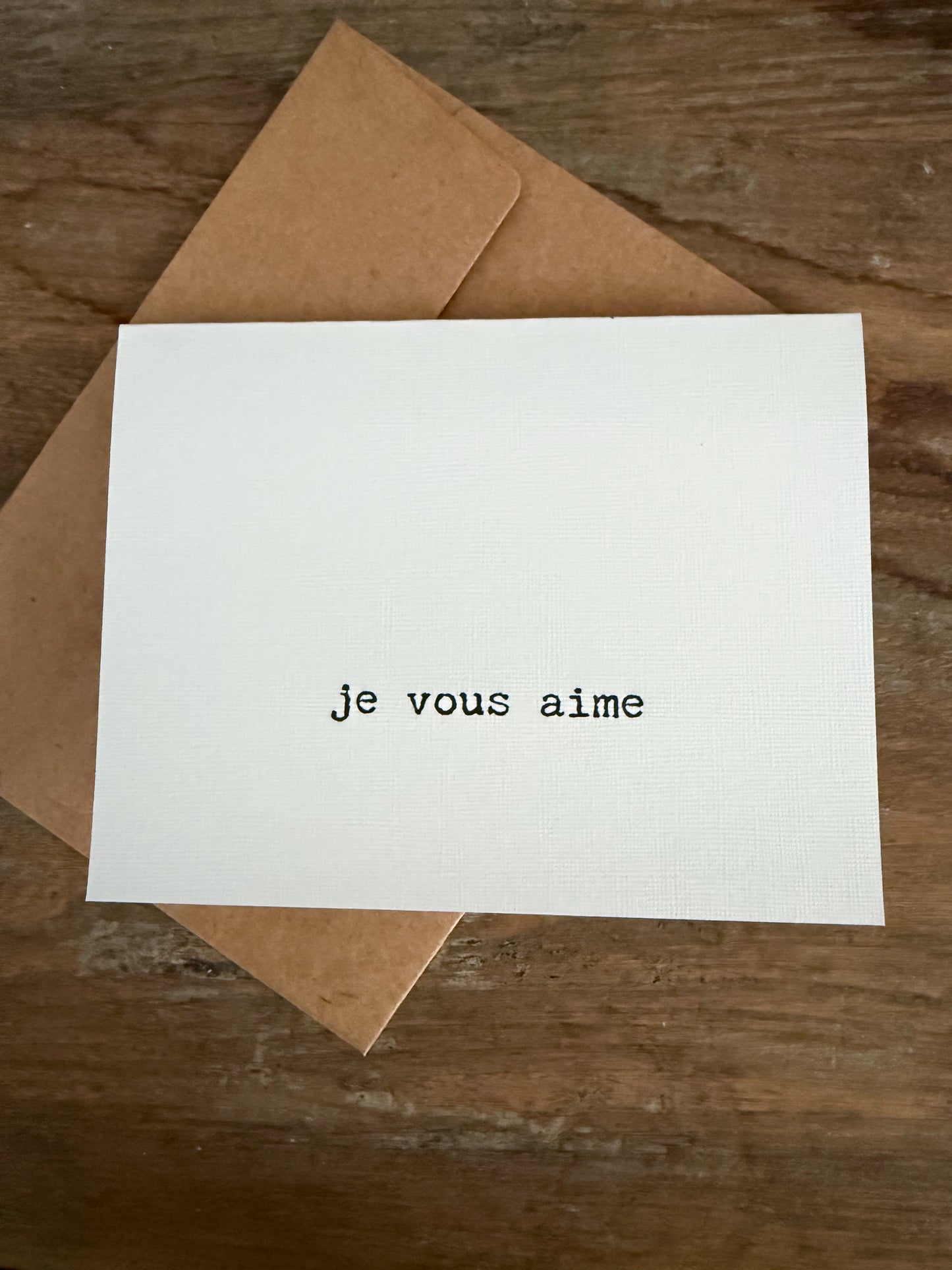 Je Vous Aime