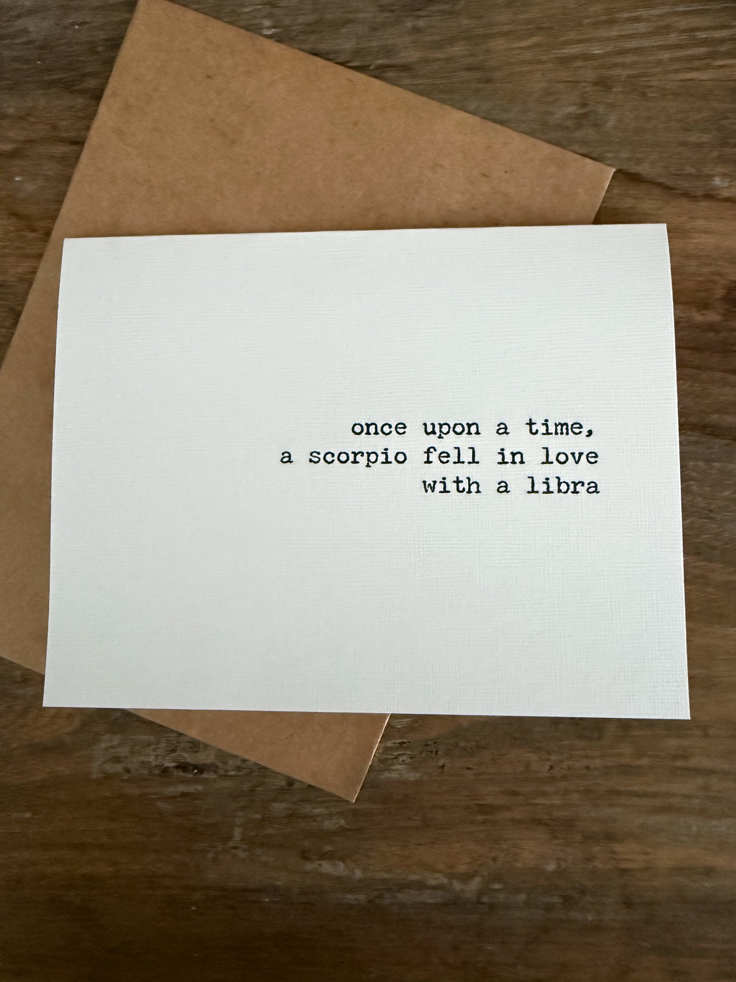 Scorpio fell in love with a Libra