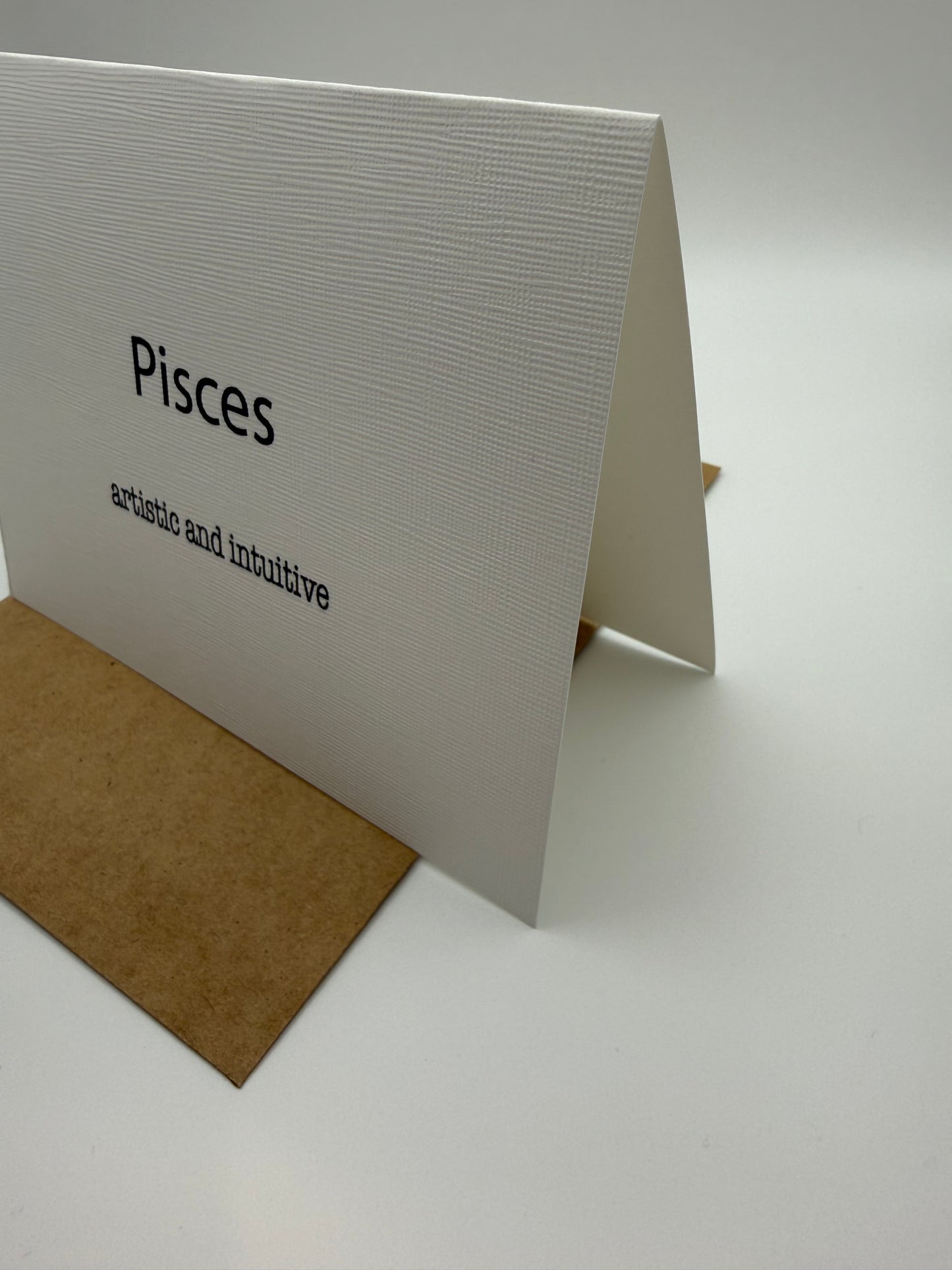Pisces Artist Greeting Card