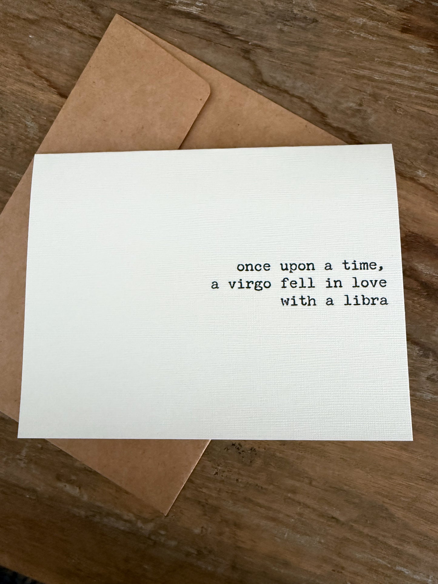 Virgo fell in love with a Libra