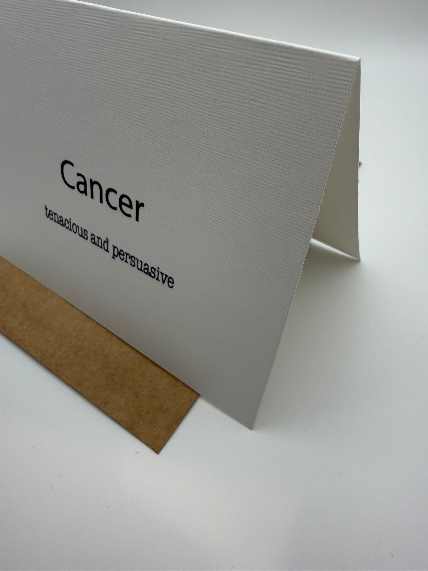 Cancer Tenacious Greeting Card