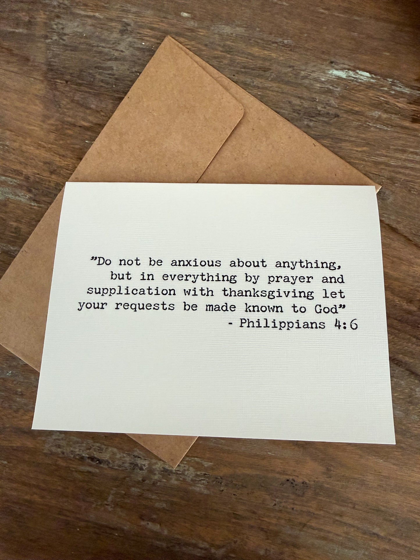 Philippians 4:6 Do not be anxious