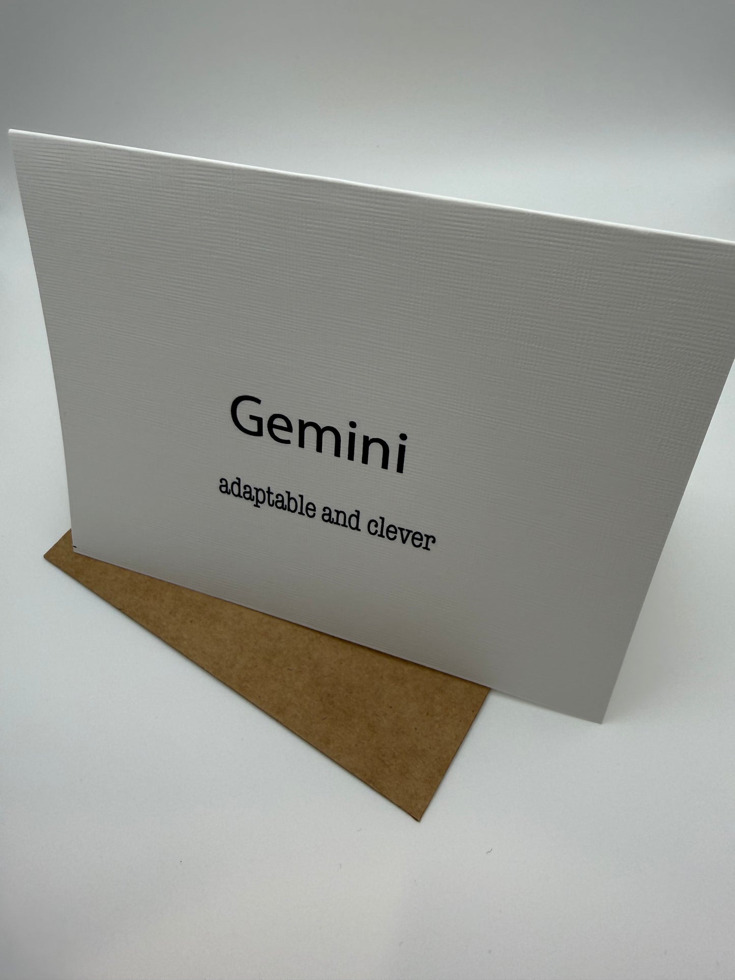 Gemini Adaptable Greeting Card