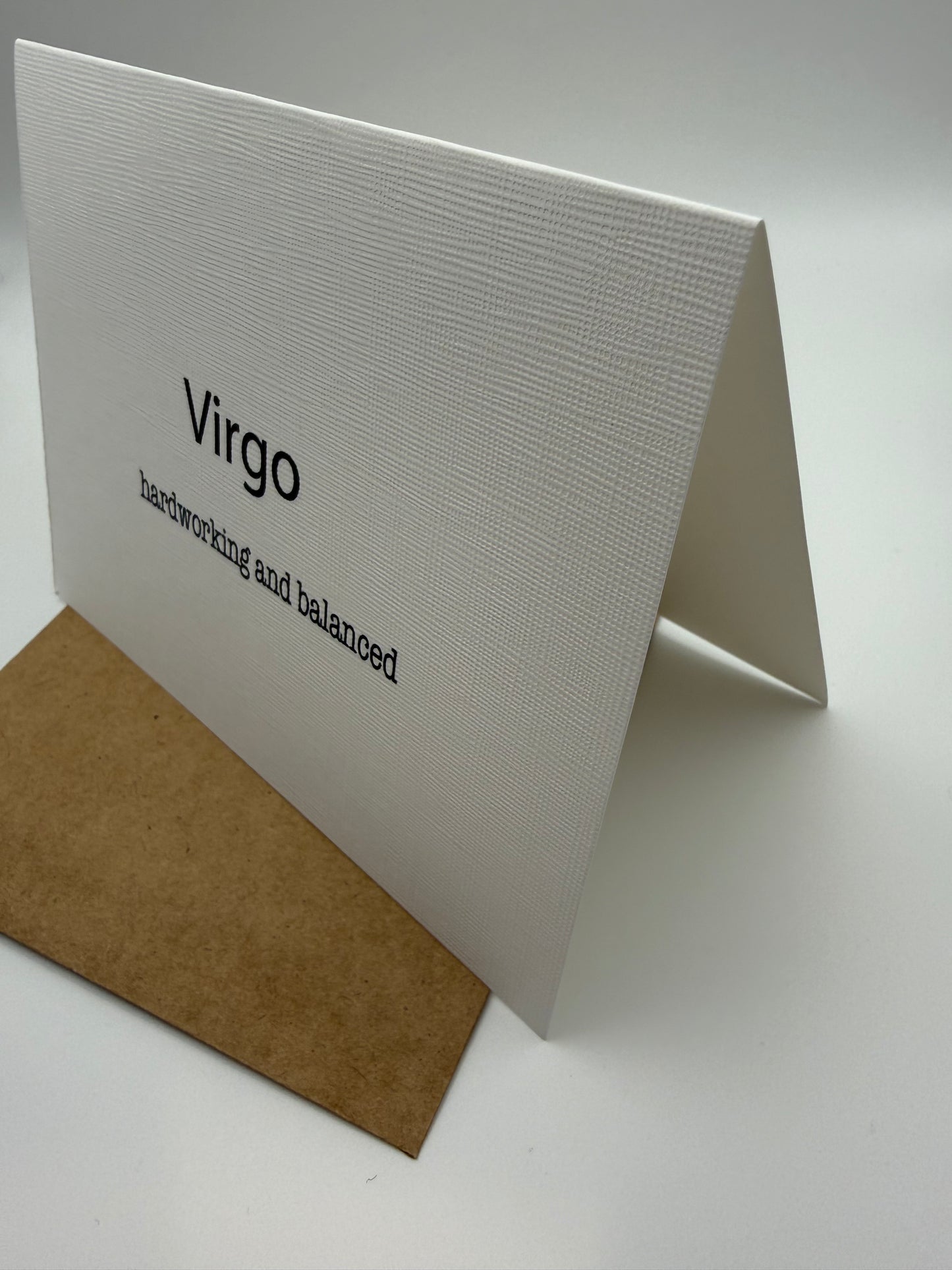 Virgo Hardworking Greeting Card