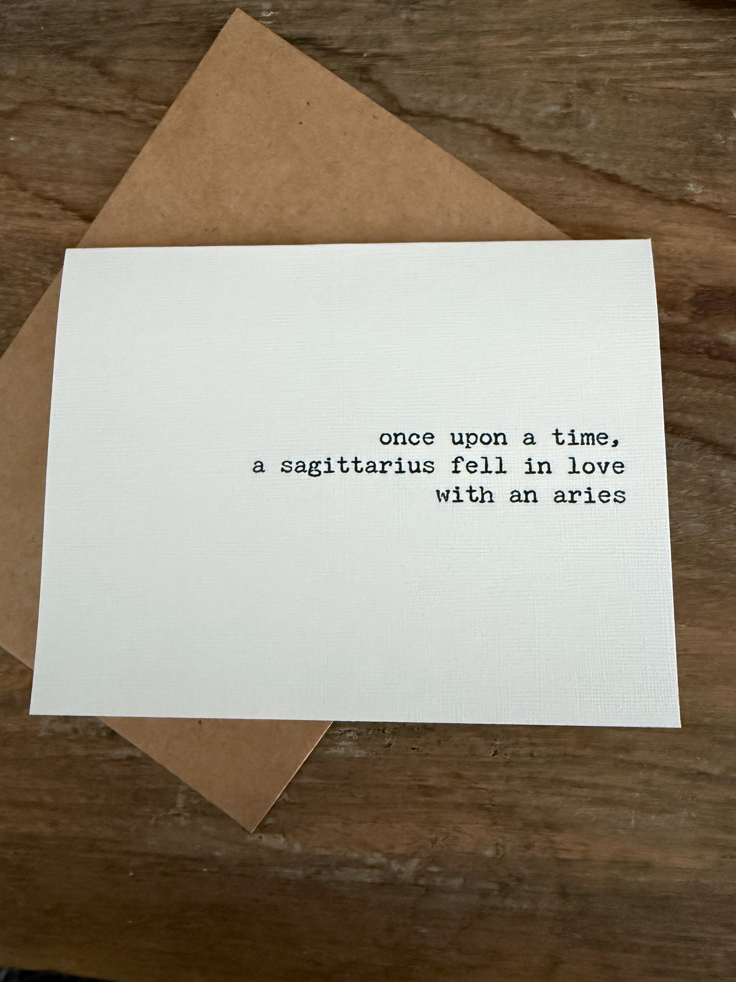Sagittarius fell in love with an Aries