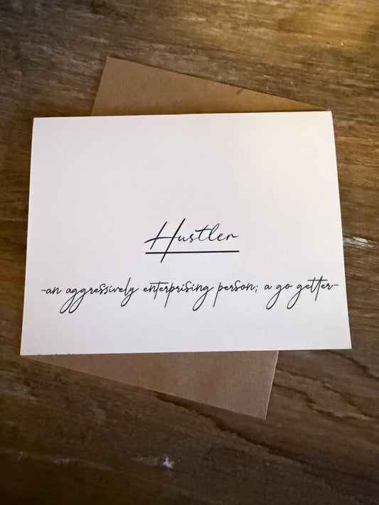 Hustler Greeting Card