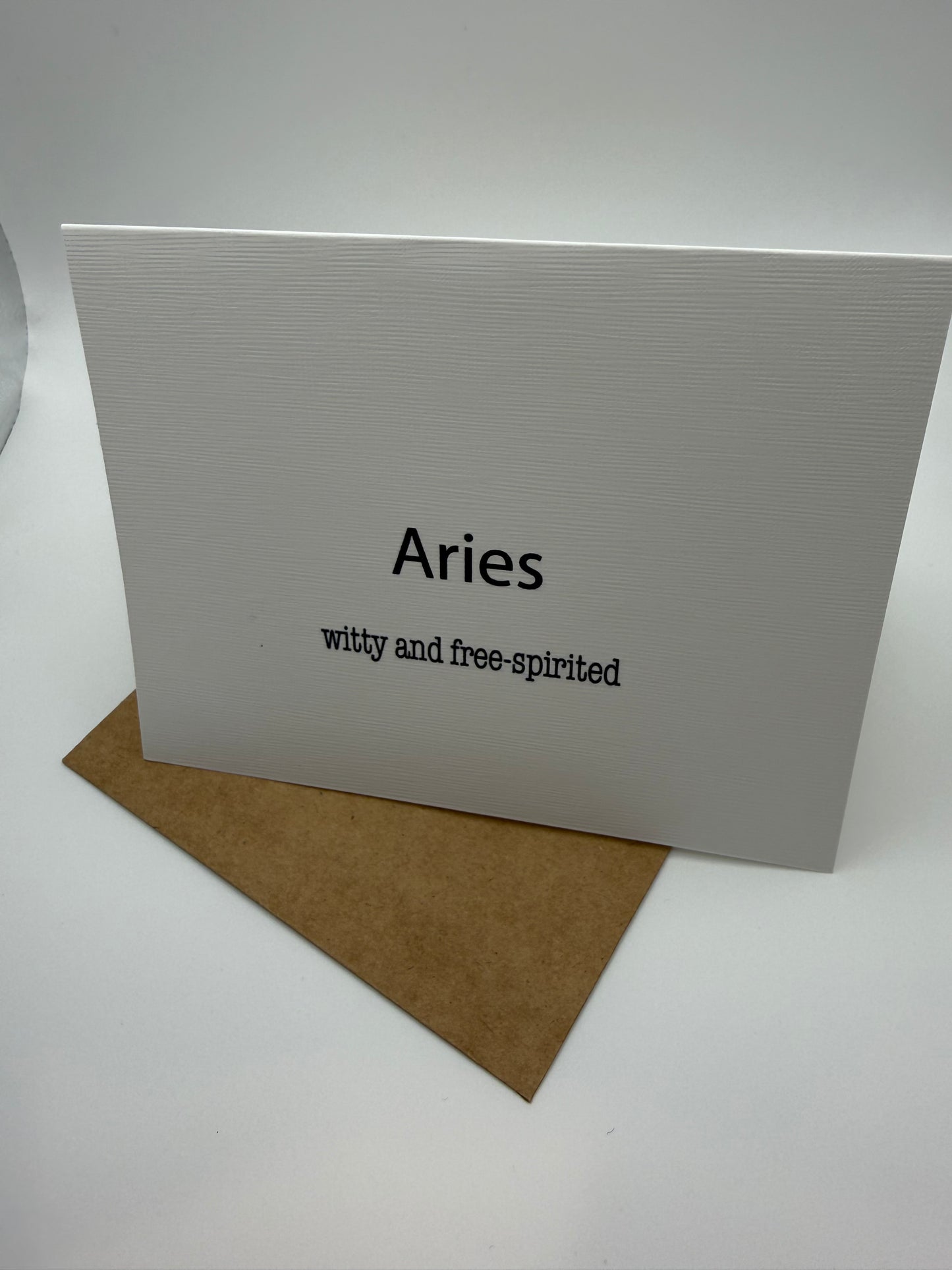 Aries Witty Greeting Card