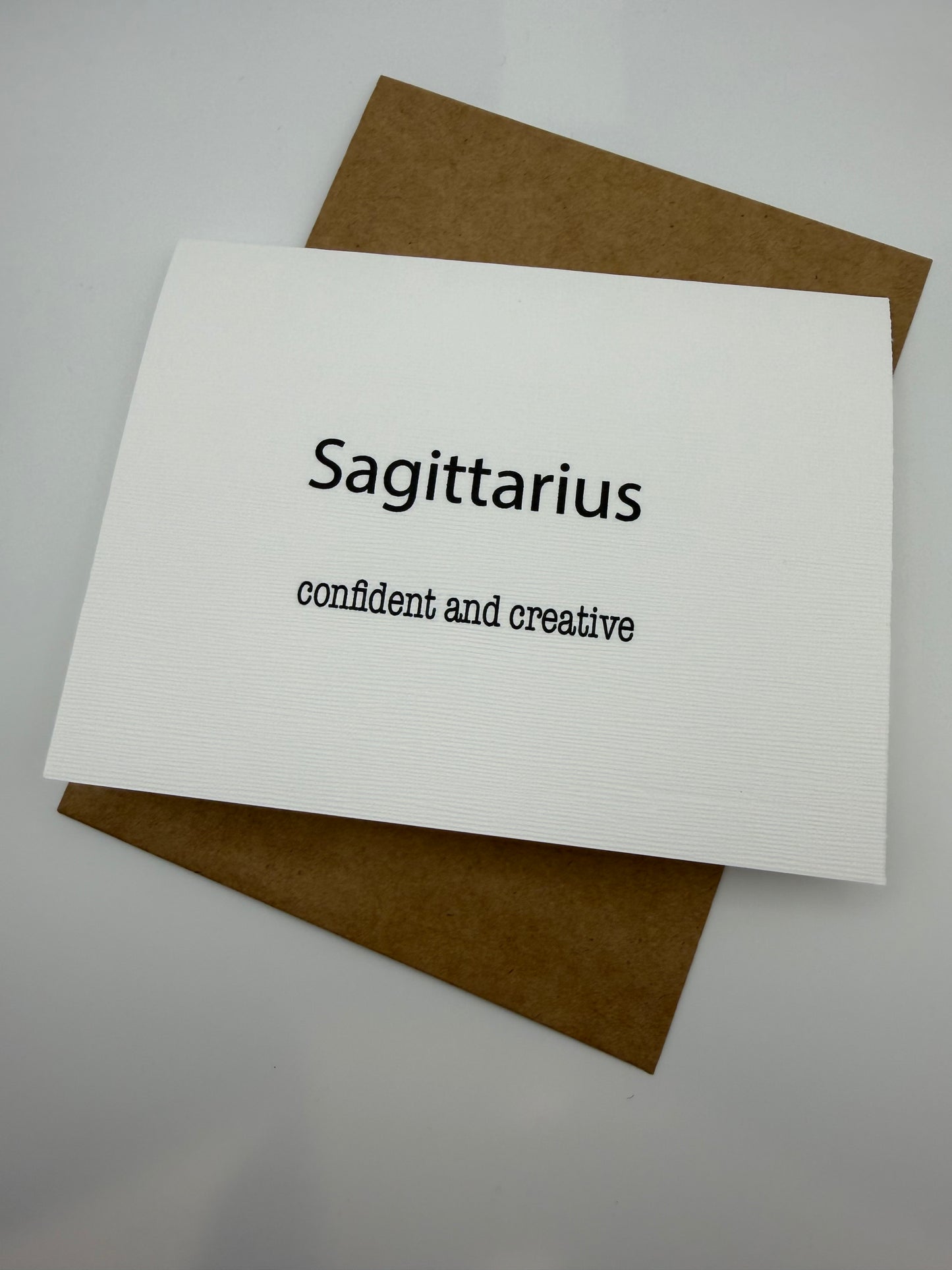 Sagittarius Confident Greeting Card