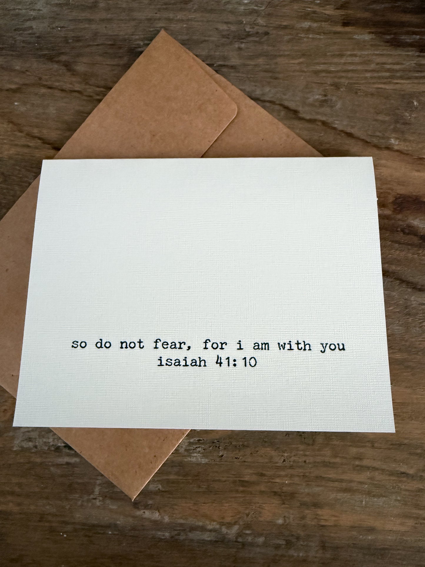 So Do Not Fear