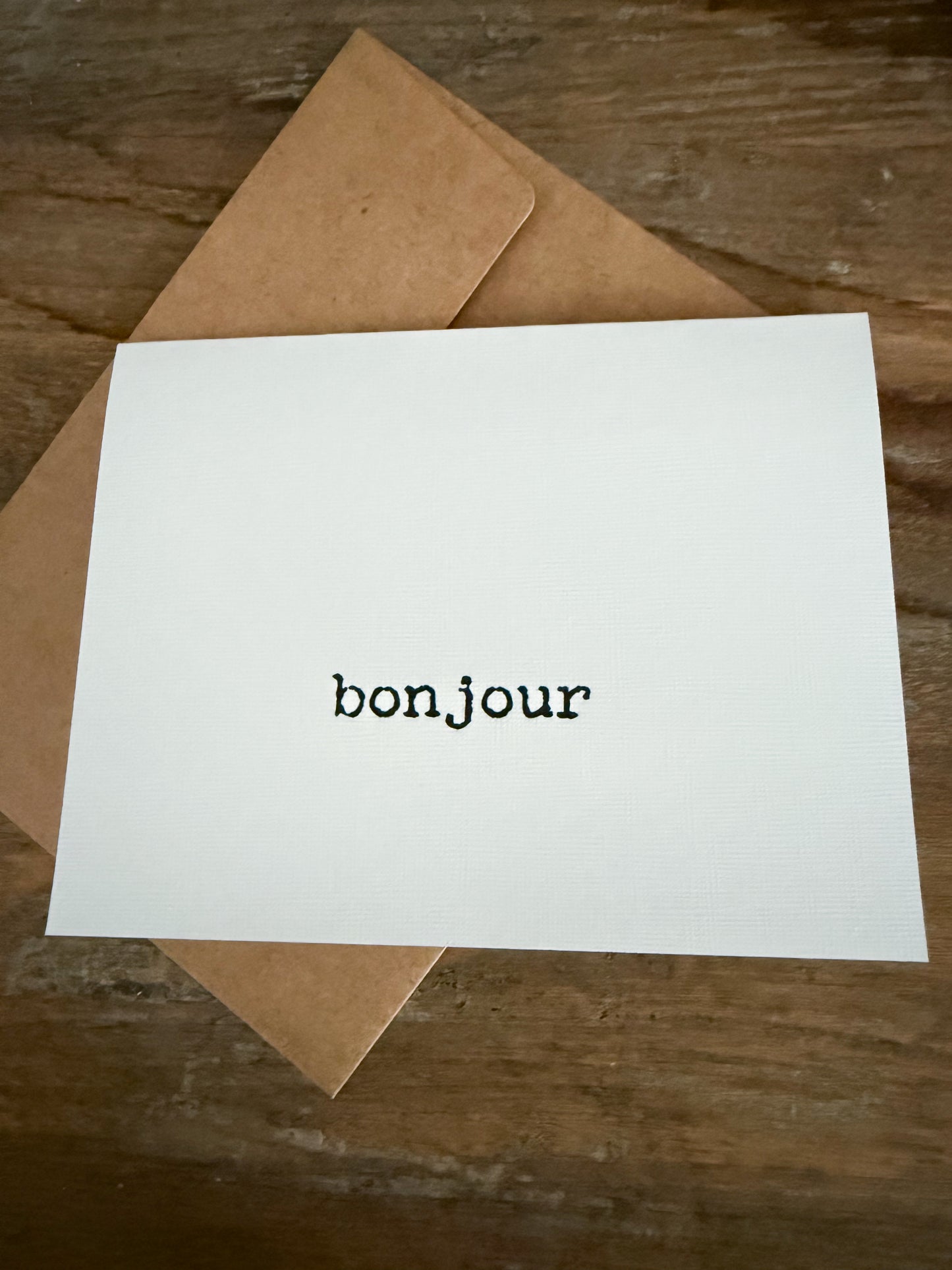 Bonjour