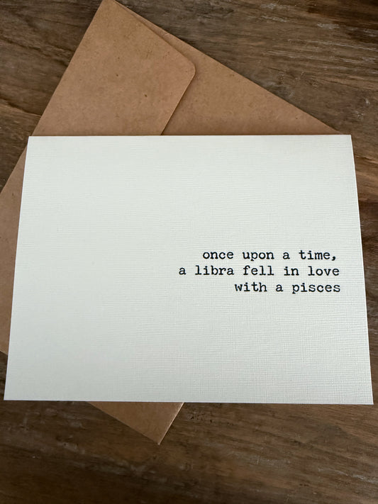 Libra fell in love with a Pisces
