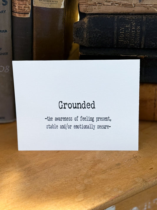 Grounded Greeting Card
