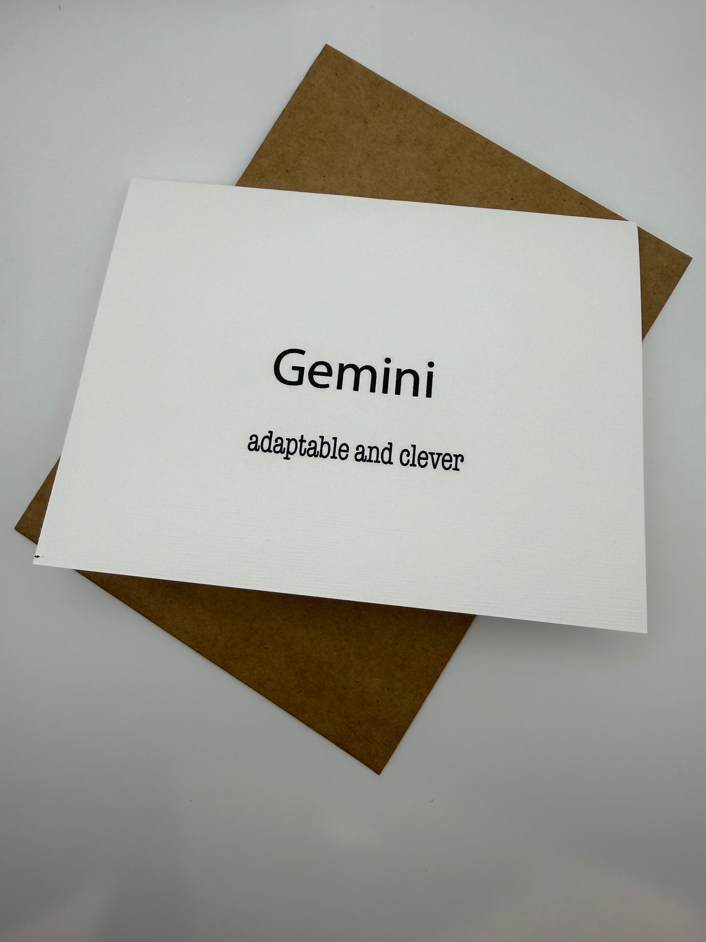 Gemini Adaptable Greeting Card