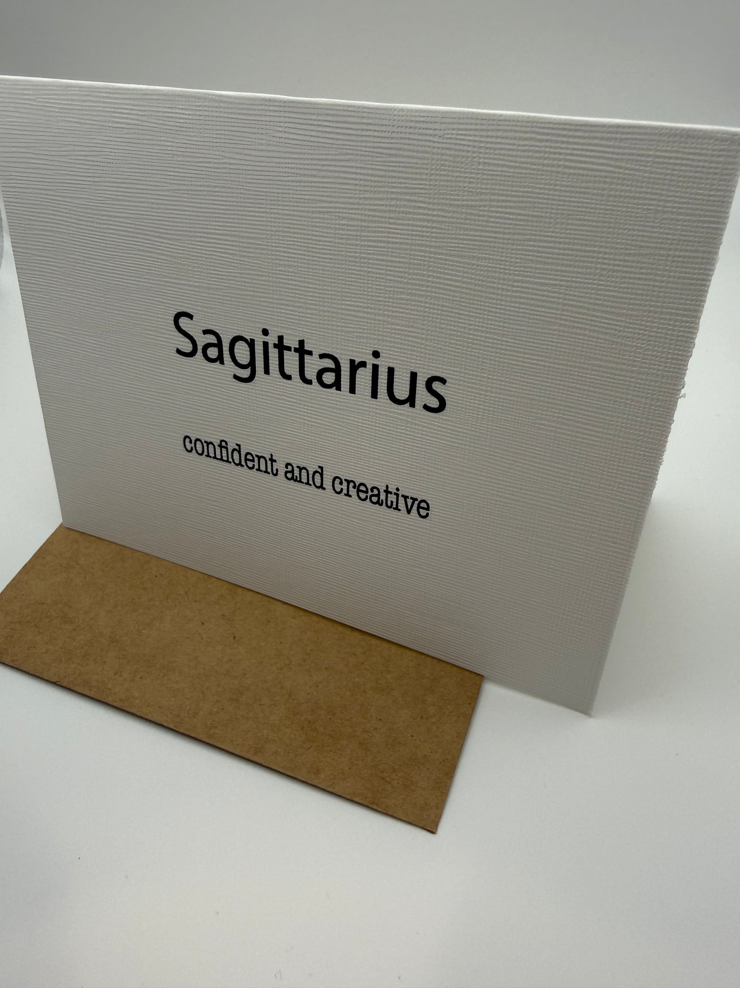 Sagittarius Confident Greeting Card