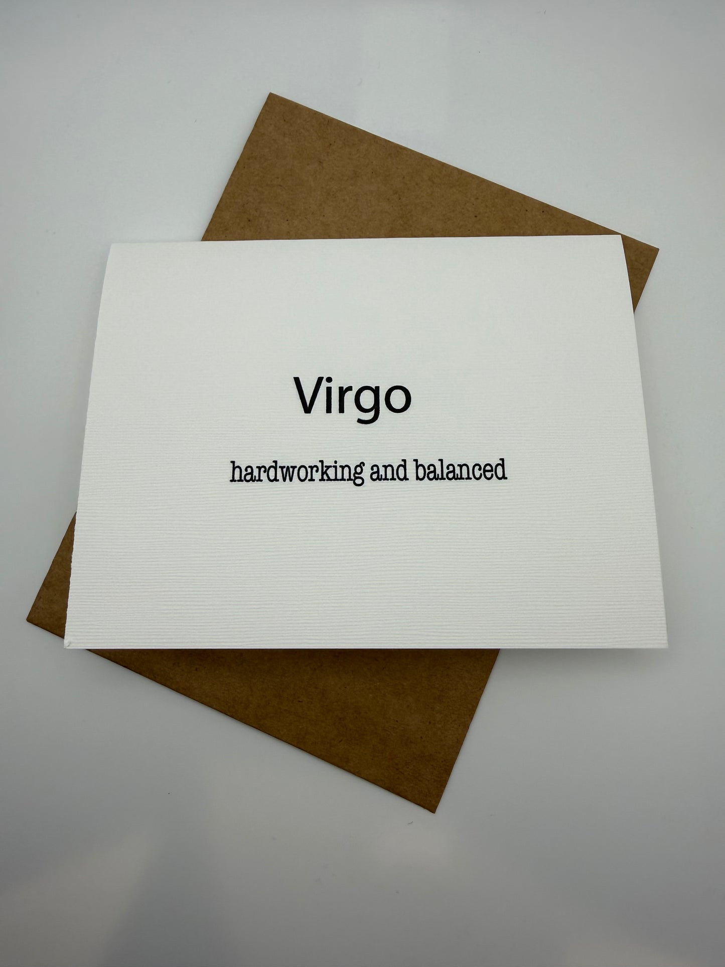 Virgo Hardworking Greeting Card