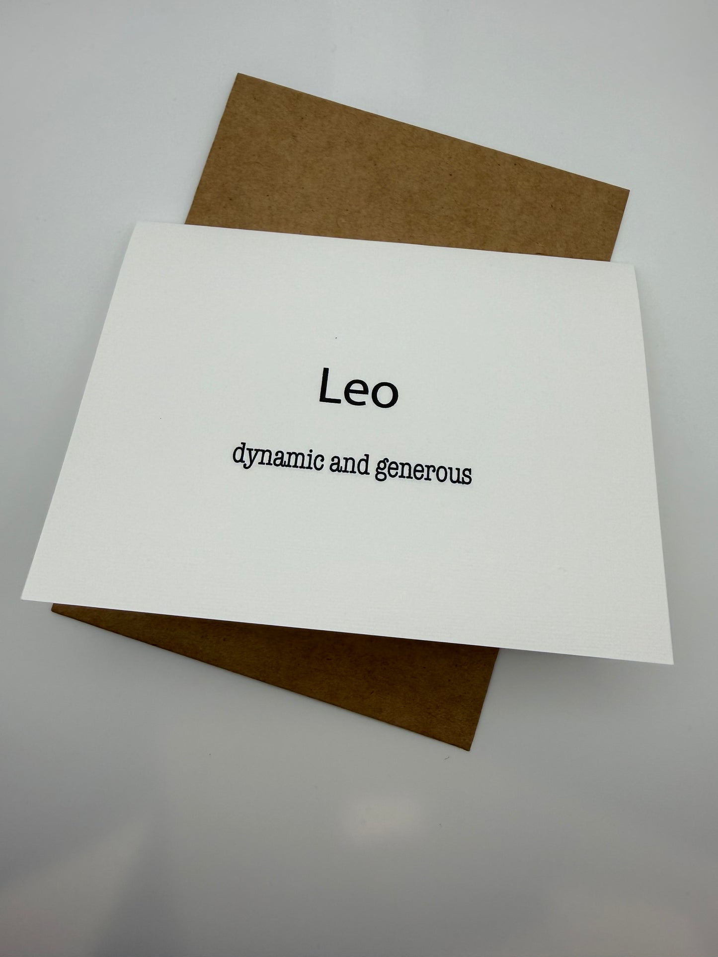 Leo Dynamic Greeting Card