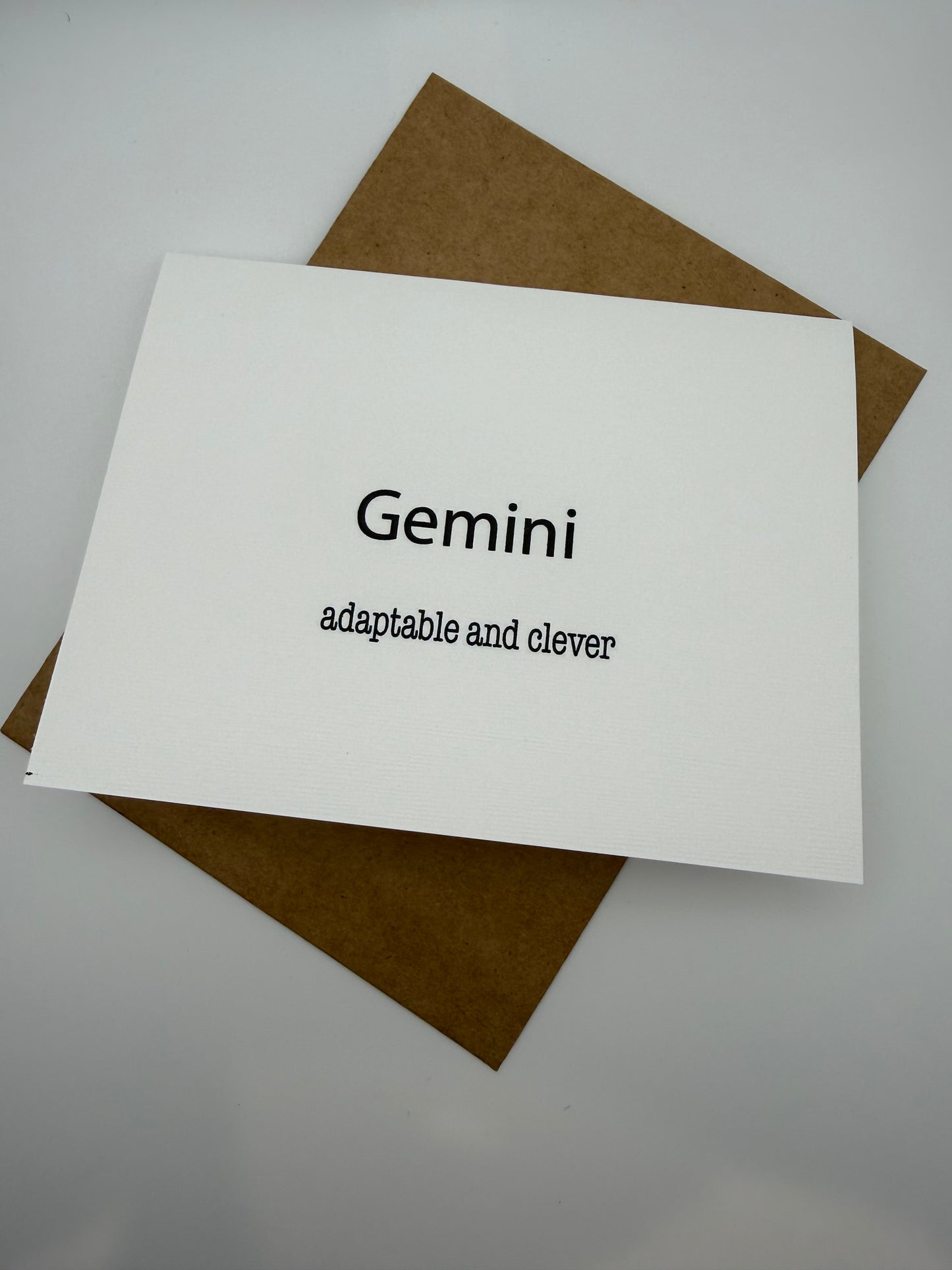 Gemini Adaptable Greeting Card