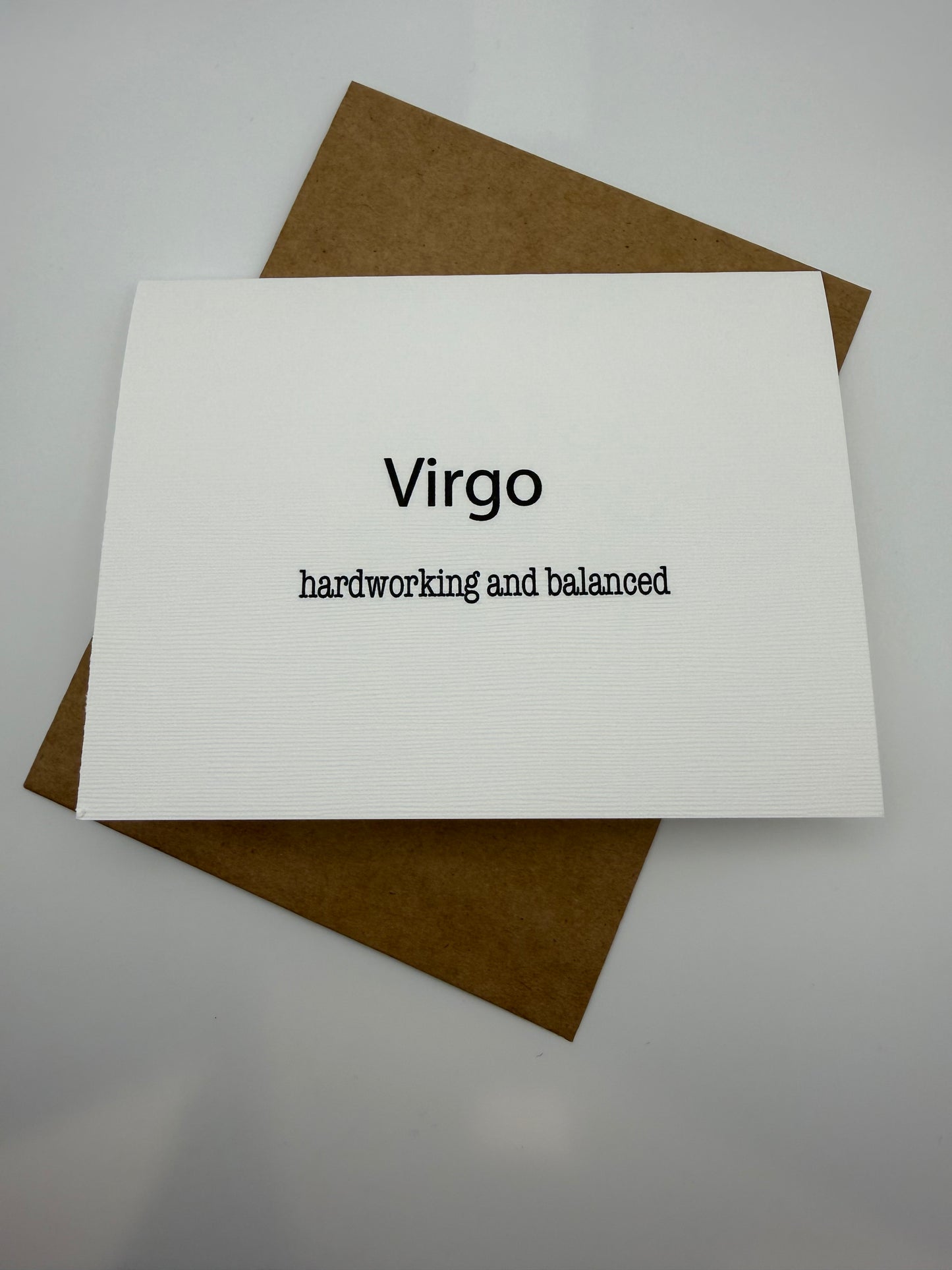 Virgo Hardworking Greeting Card