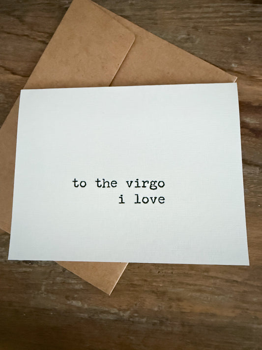 To The Virgo I Love