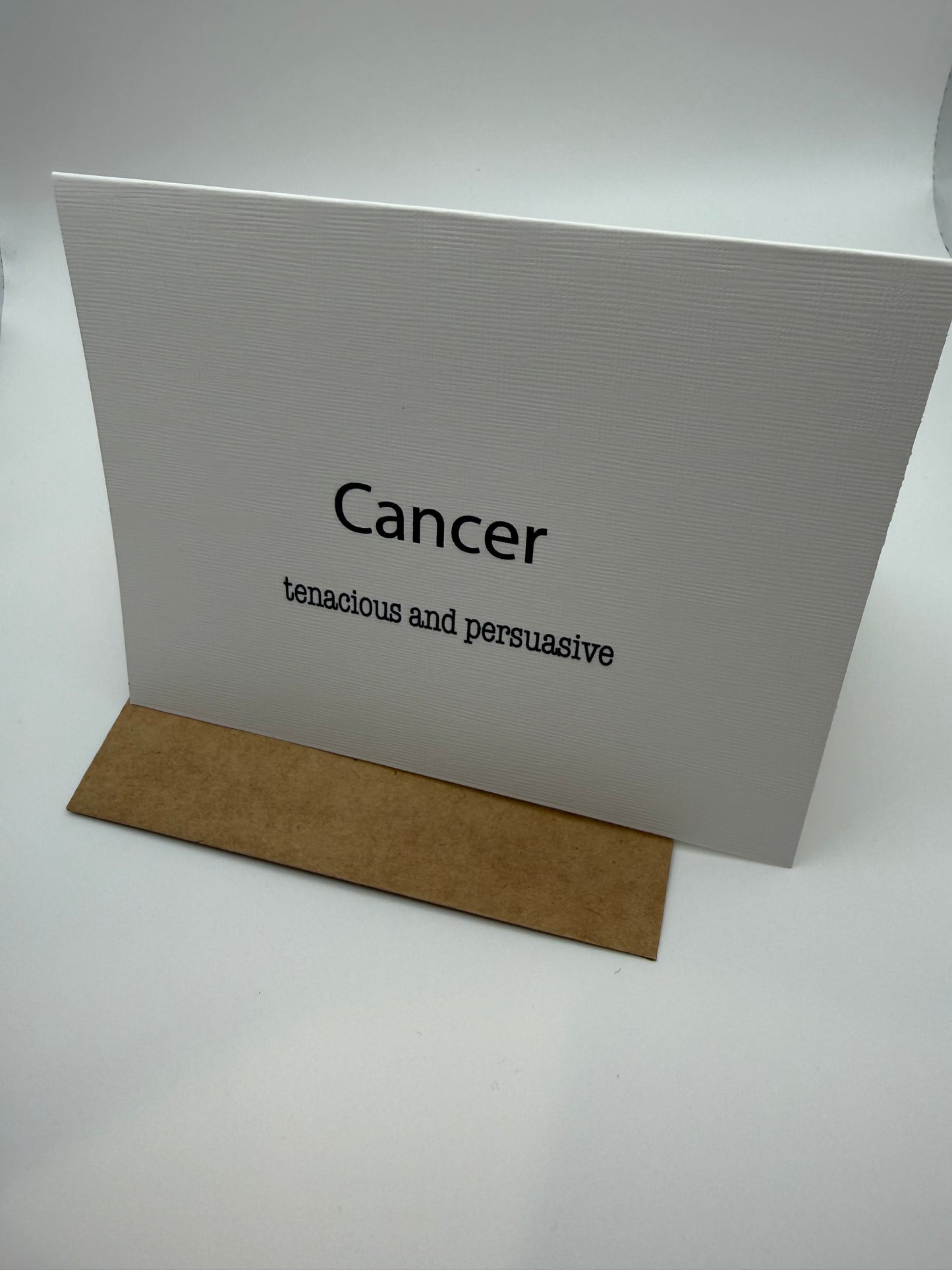 Cancer Tenacious Greeting Card
