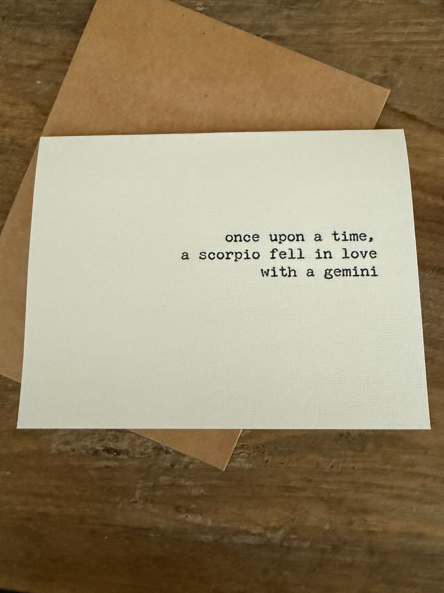 Scorpio fell in love with a Gemini