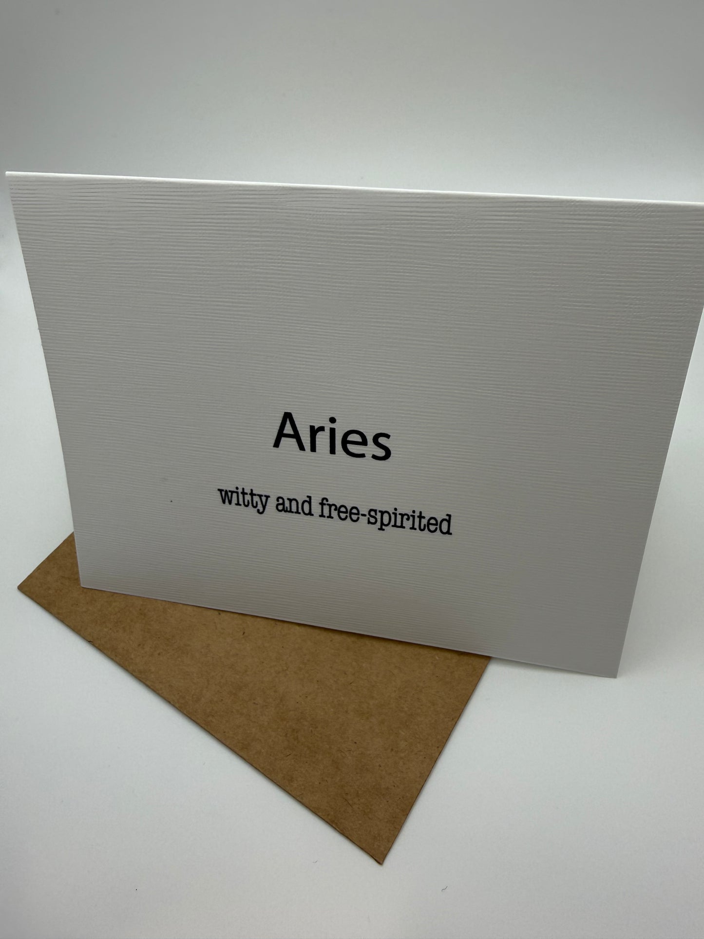 Aries Witty Greeting Card