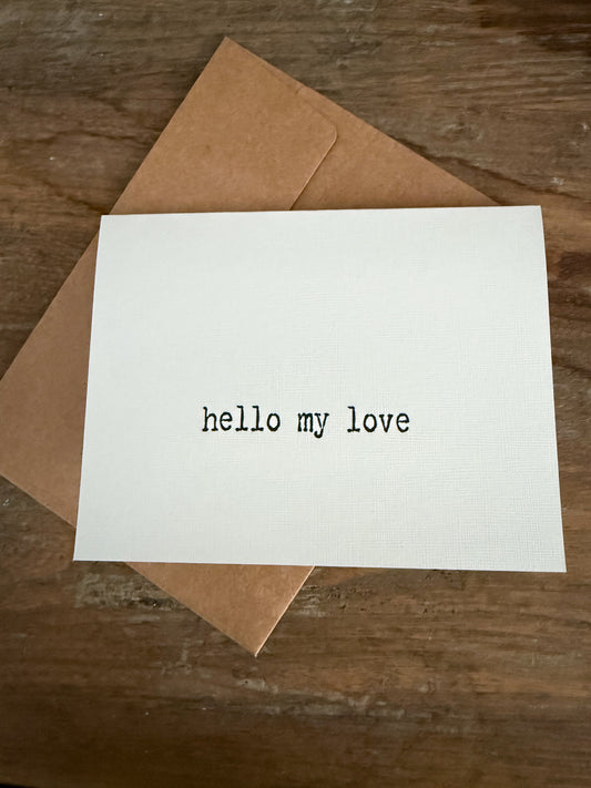 Hello My Love