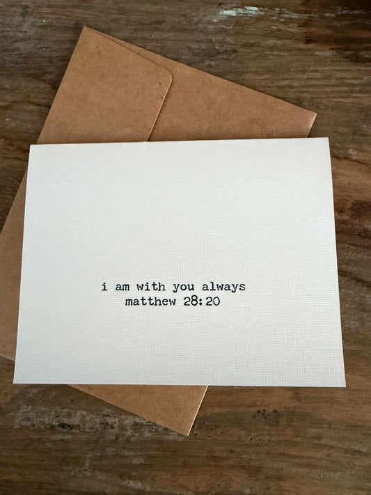 I am With You Always