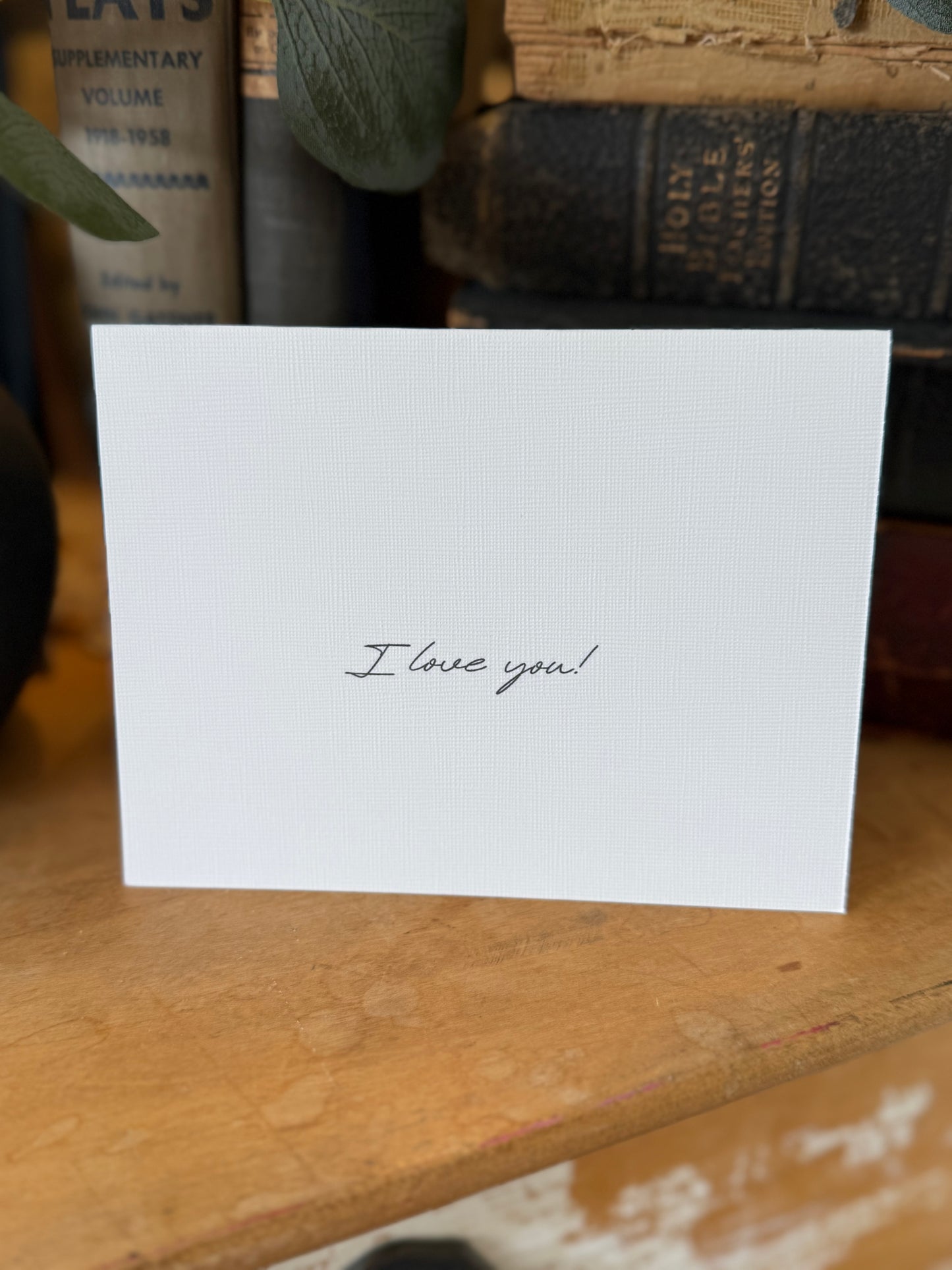I Love You Greeting Card