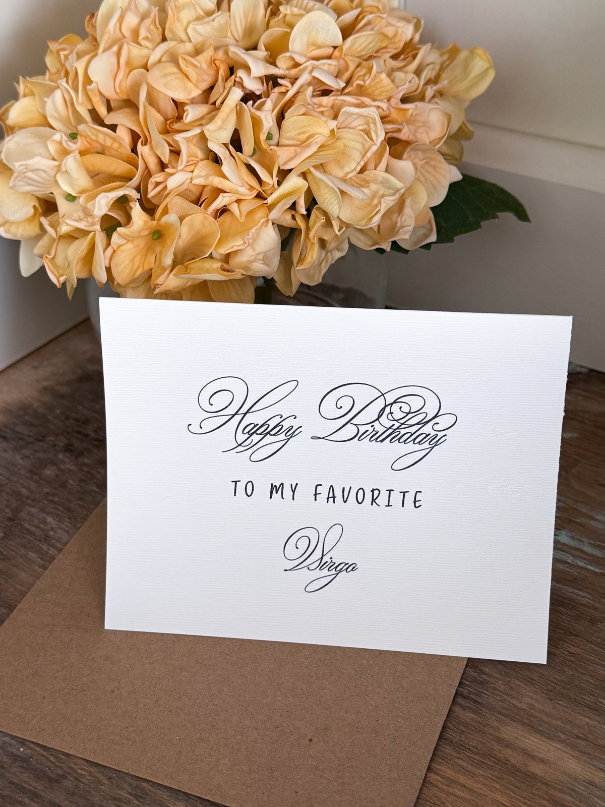 Happy Birthday To My Favorite Virgo Greeting Card