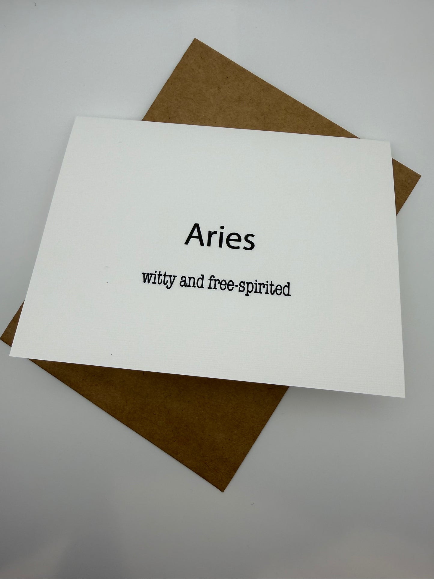 Aries Witty Greeting Card