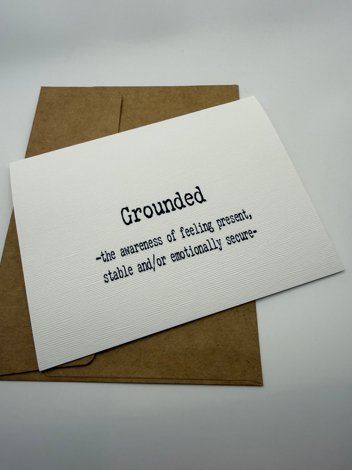 Grounded Greeting Card