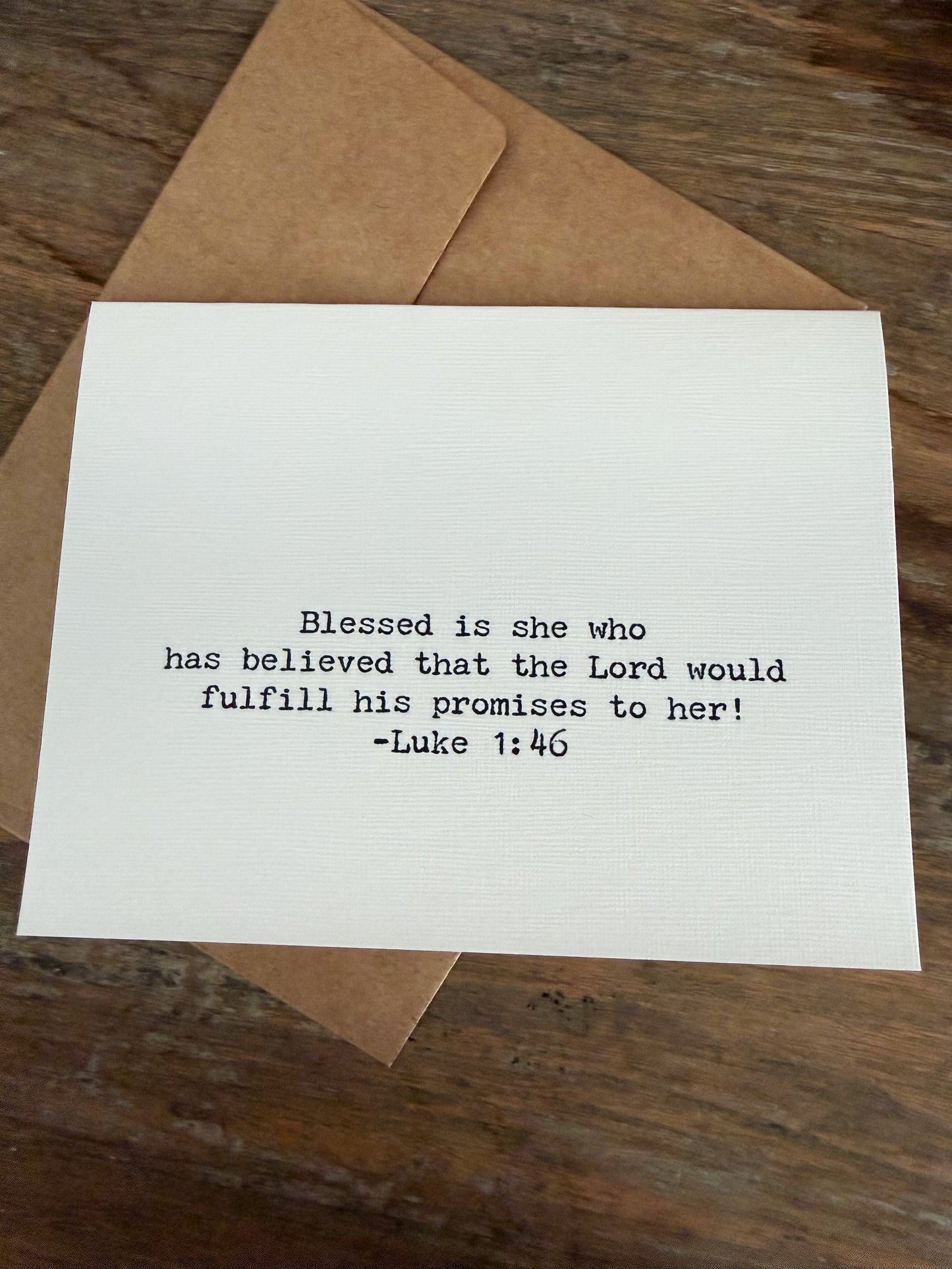 Luke 1:46 Blessed is she