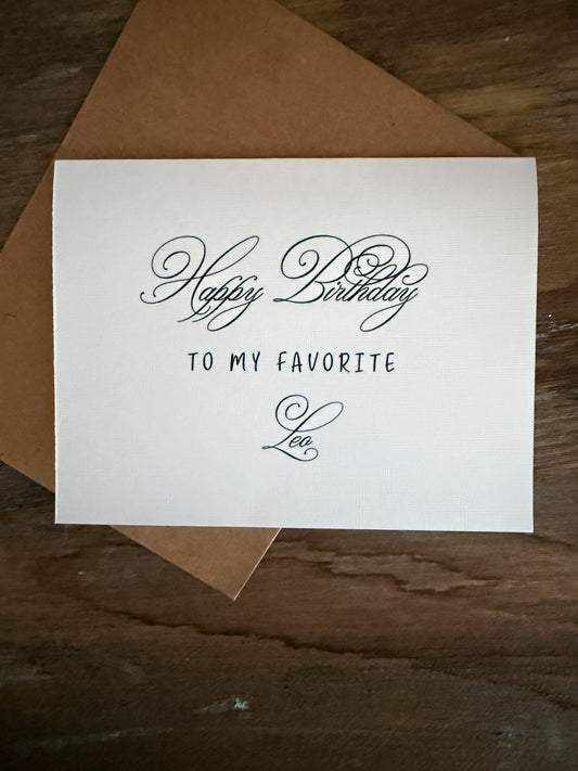 Leo Birthday Card Greeting Card (scroll)