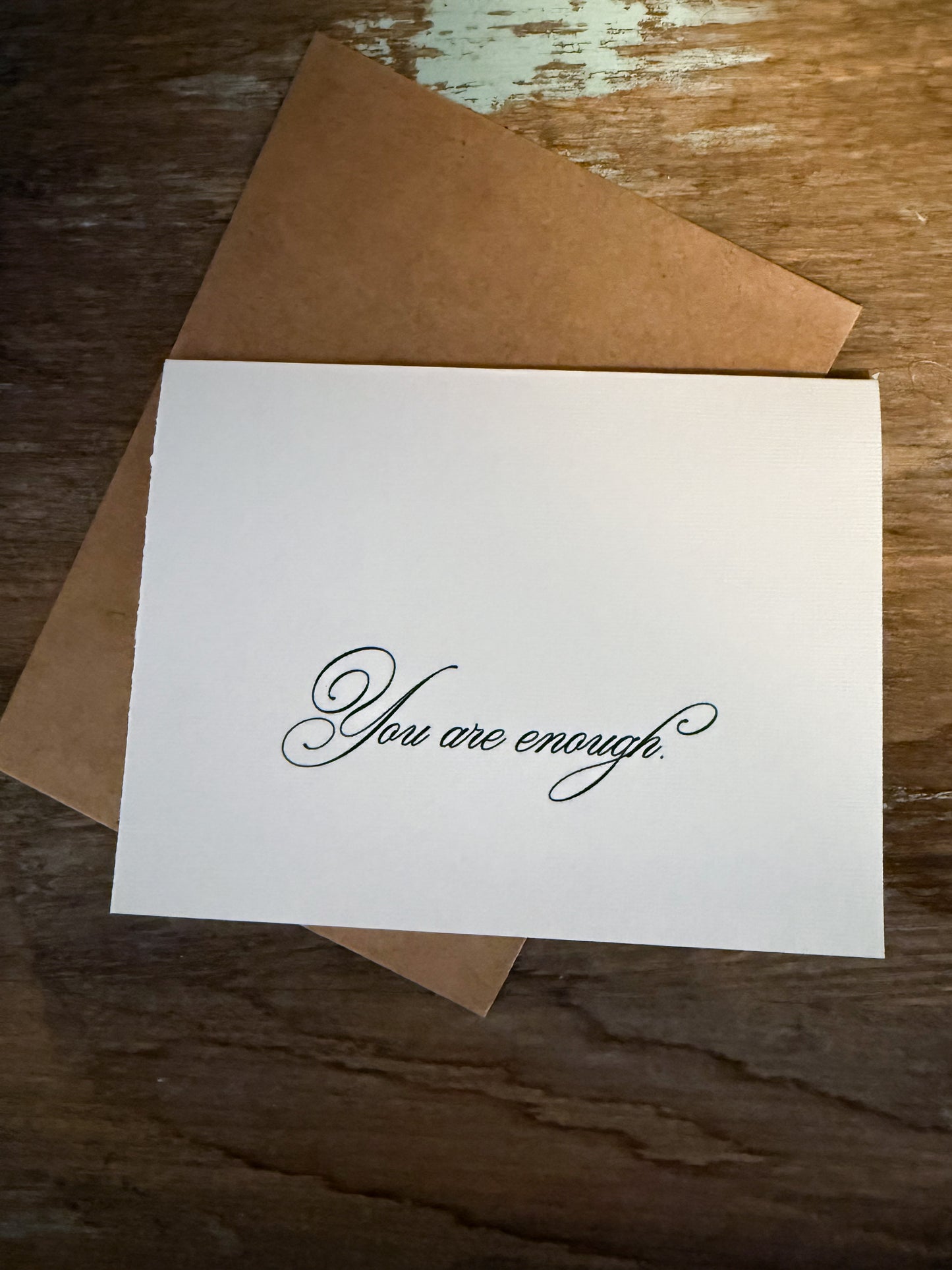 You Are Enough Greeting Card