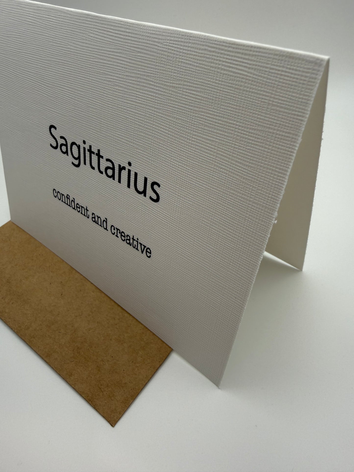 Sagittarius Confident Greeting Card