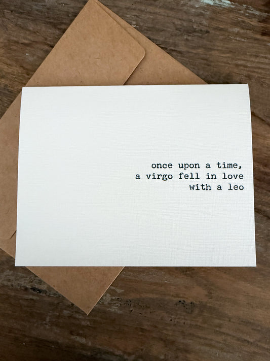 Virgo fell in love with a Leo