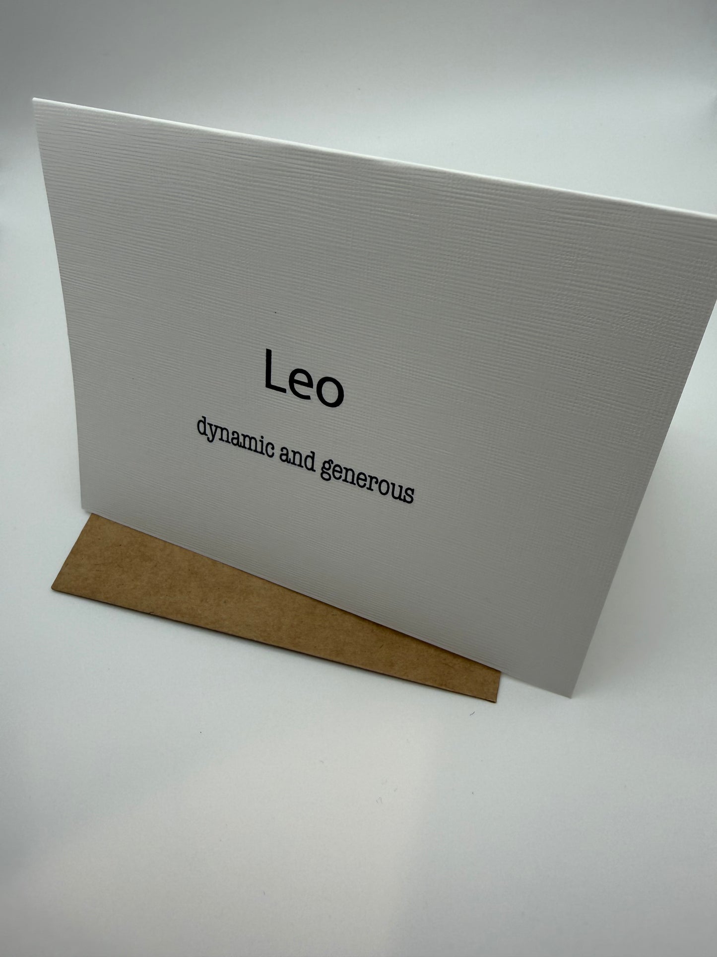 Leo Dynamic Greeting Card