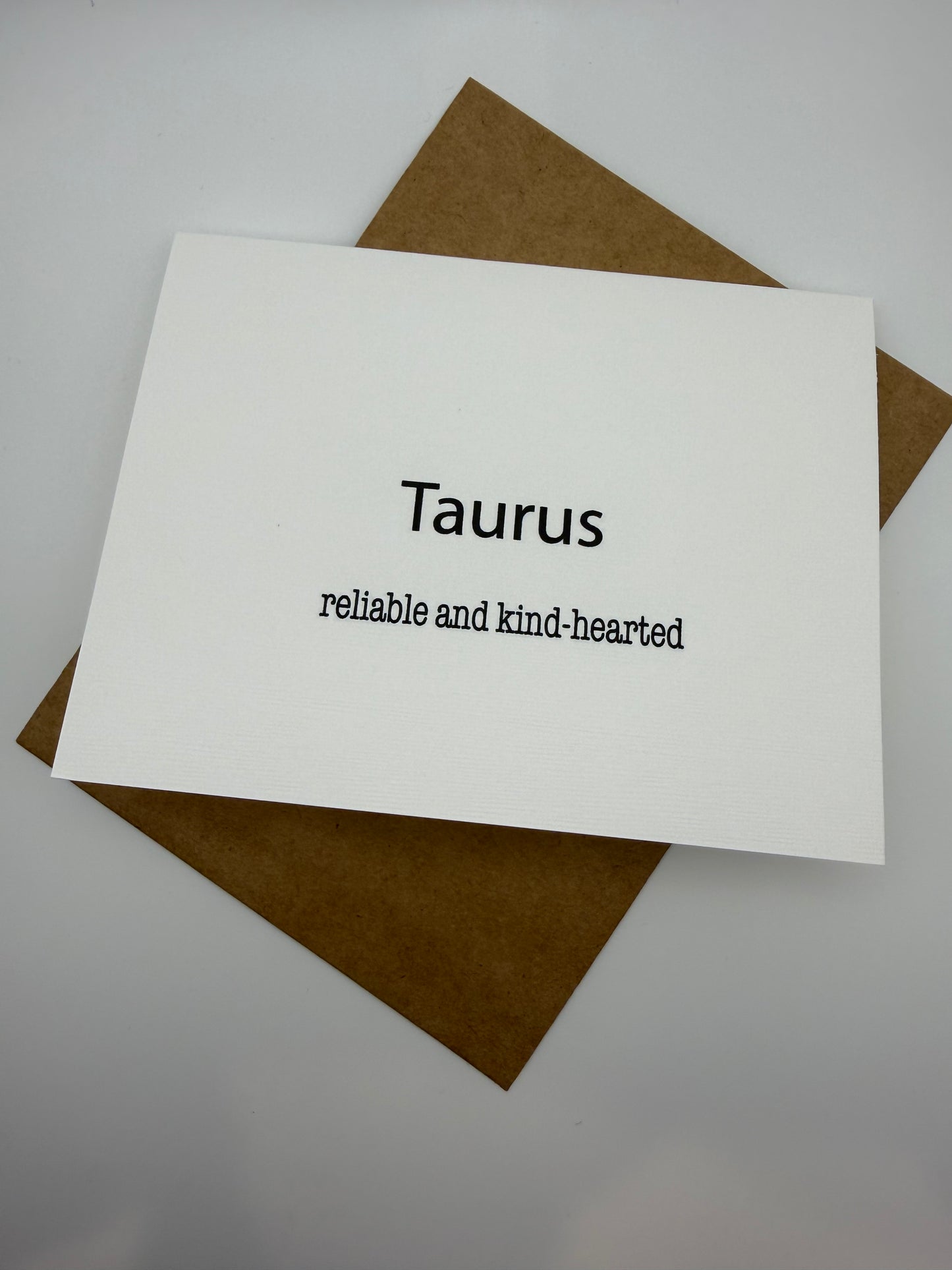 Taurus Reliable Greeting Card