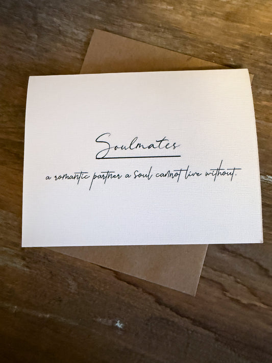 Soulmates Greeting Card