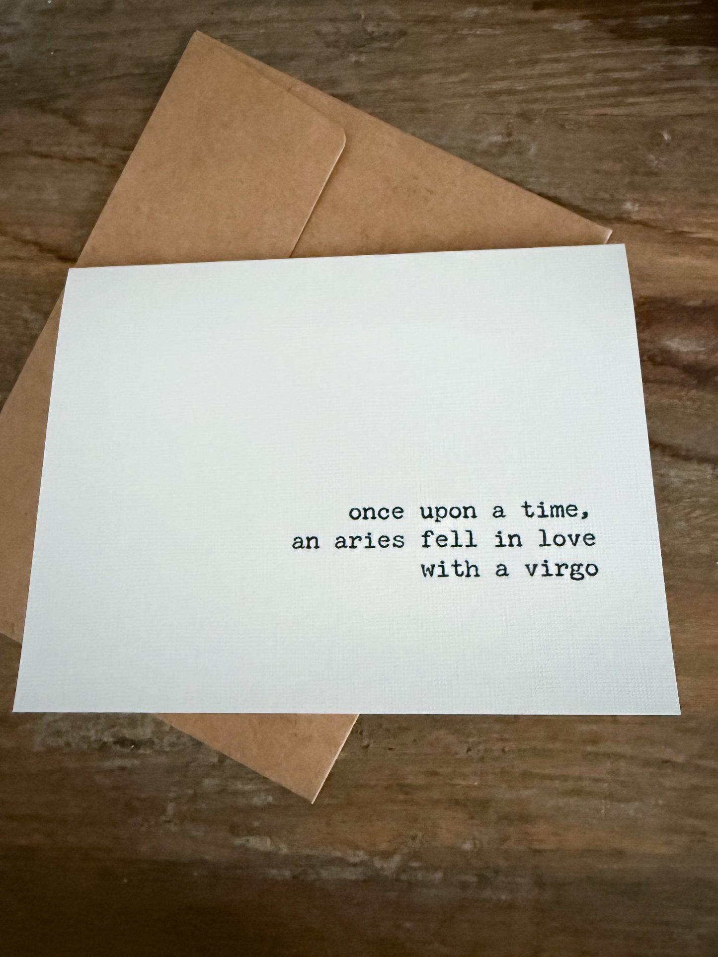 Aries fell in love with a Virgo