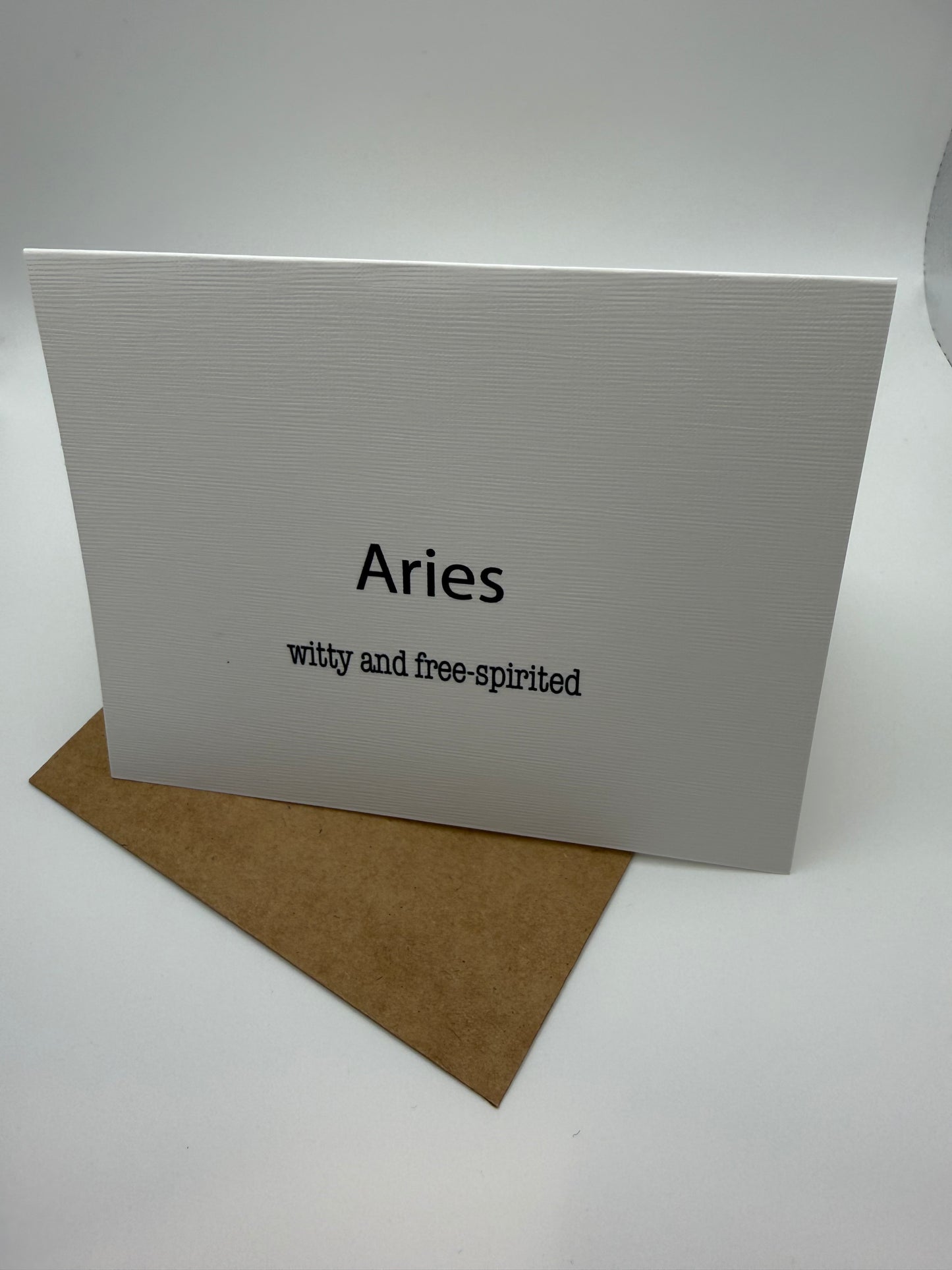 Aries Witty Greeting Card