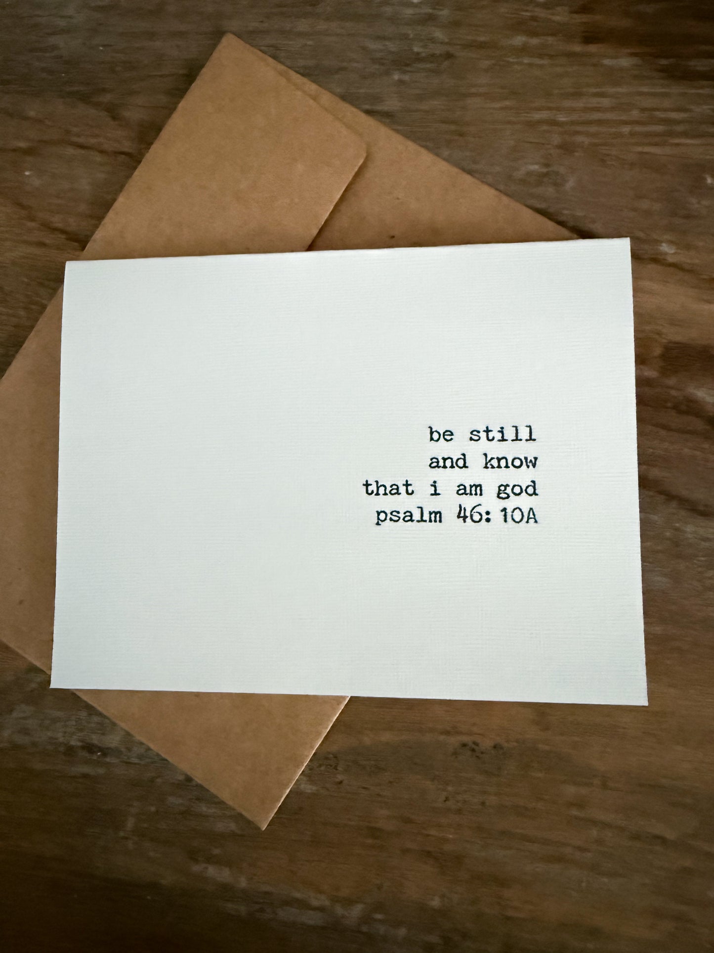 Psalm Be Still and Know
