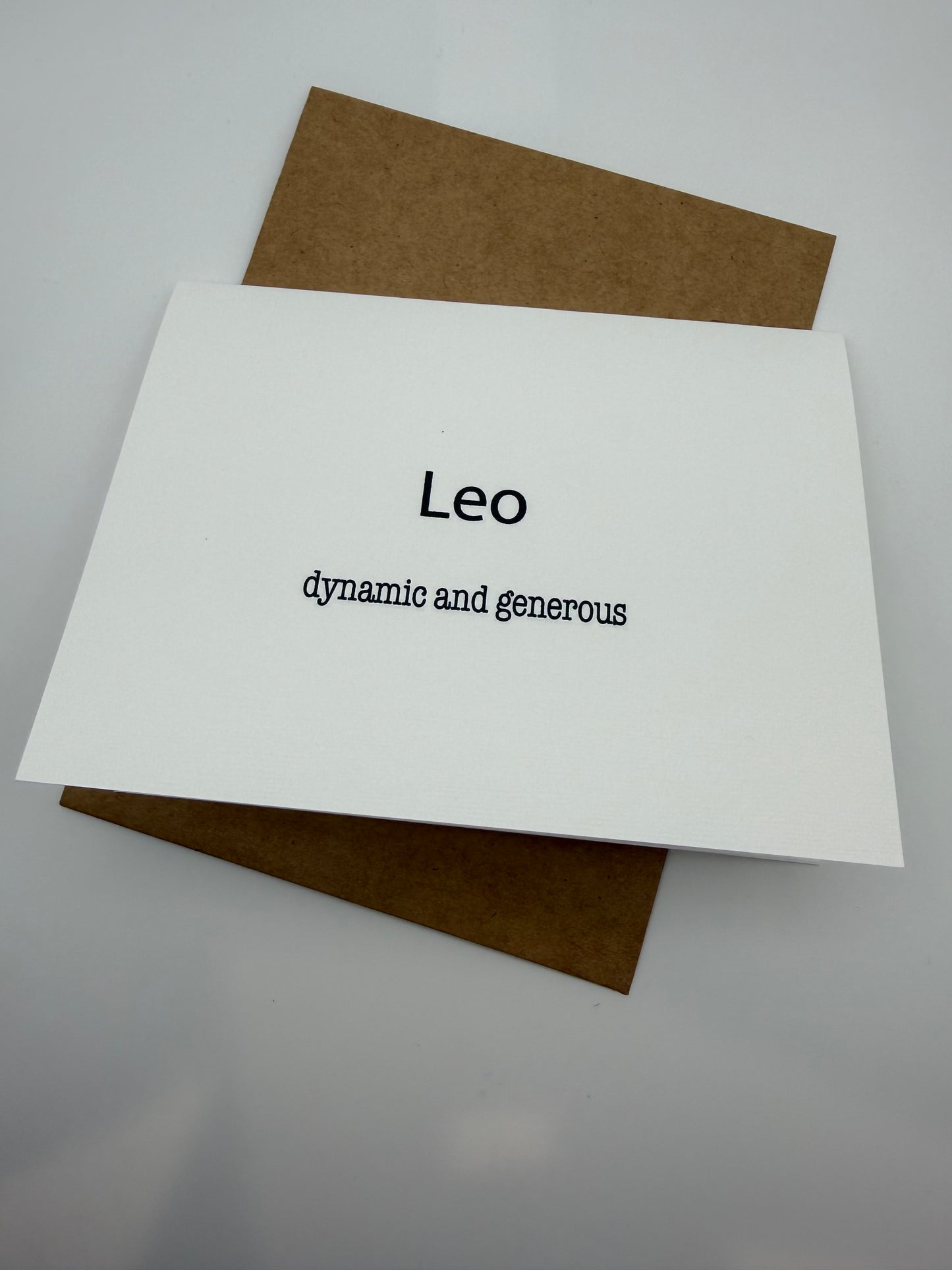 Leo Dynamic Greeting Card
